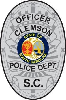 Clemson Police Department Badge