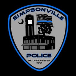 Simpsonville Police Department Badge