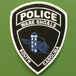Ware Shoals Police Department Badge