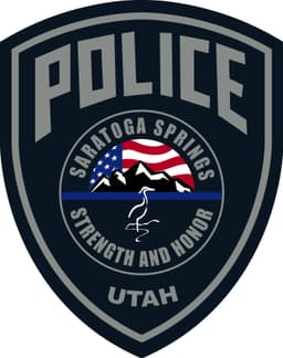 Saratoga Springs Police Department Badge