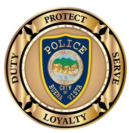 Buena Vista Police Department Badge