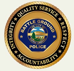 Battle Ground Police Department Badge