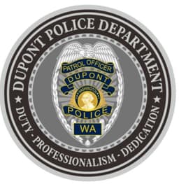 Dupont Police Department Badge