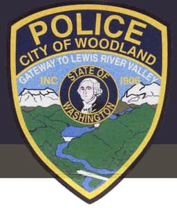 Woodland Police Department Badge