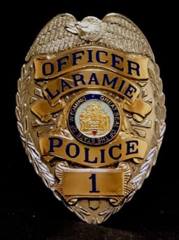 Laramie Police Department Badge