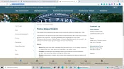 Cadillac Police Department Badge