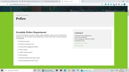 Ferndale Police Department Badge